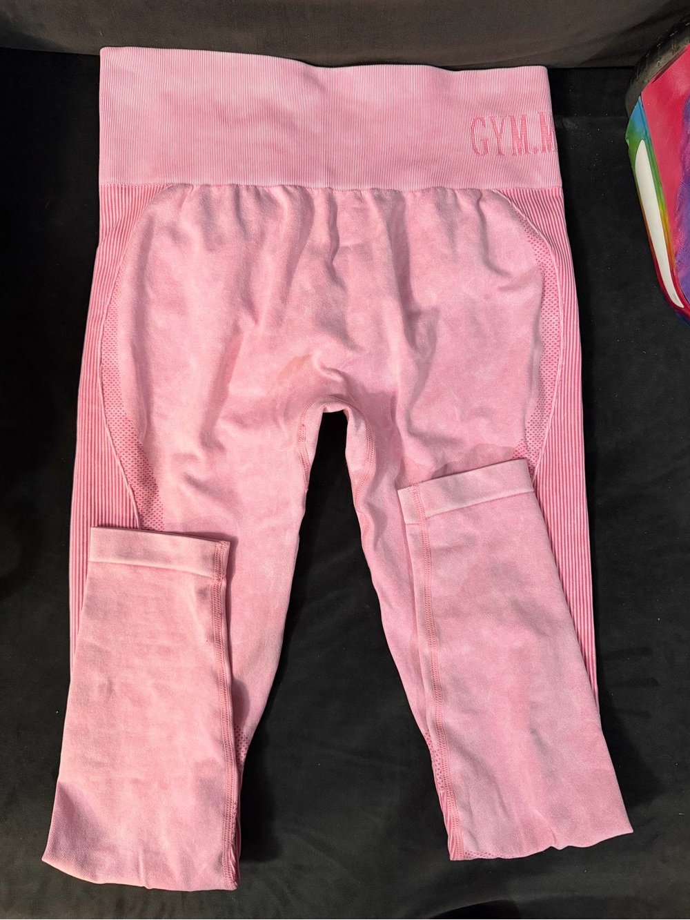 Pink High-Waist Seamless Leggings
